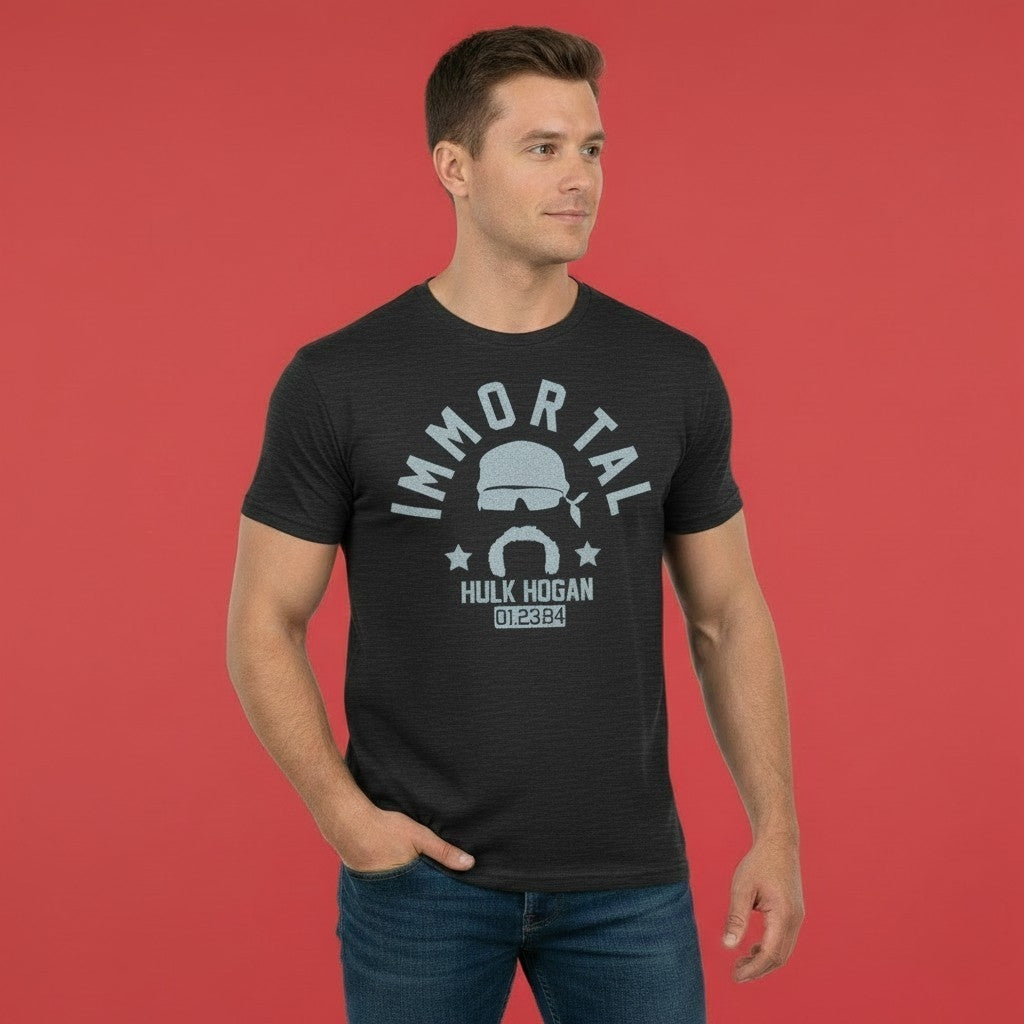 Heather Black Immortal Adult T-Shirt