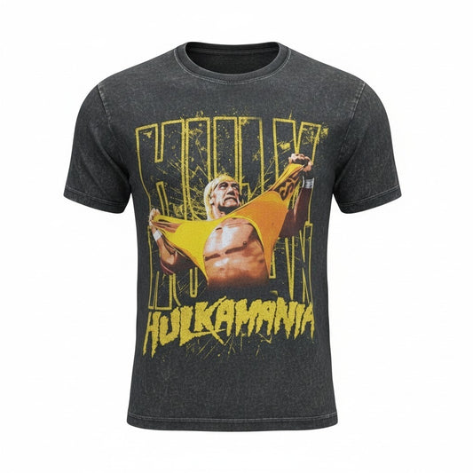 Mineral Wash Hulk Hogan Shirt Rip Adult T-Shirt