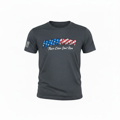 Gray Flag Hulkamania These Colors Don't Run Adult T-Shirt