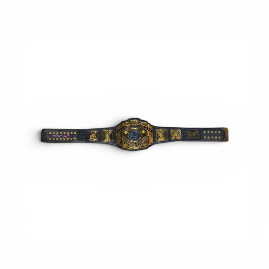 Bret "Hitman" Hart Signed 24kt Gold HD Intercontinental Replica Title Belt