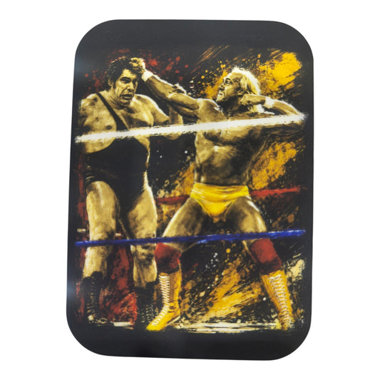 Flat Magnet Matte Andre Hogan Art