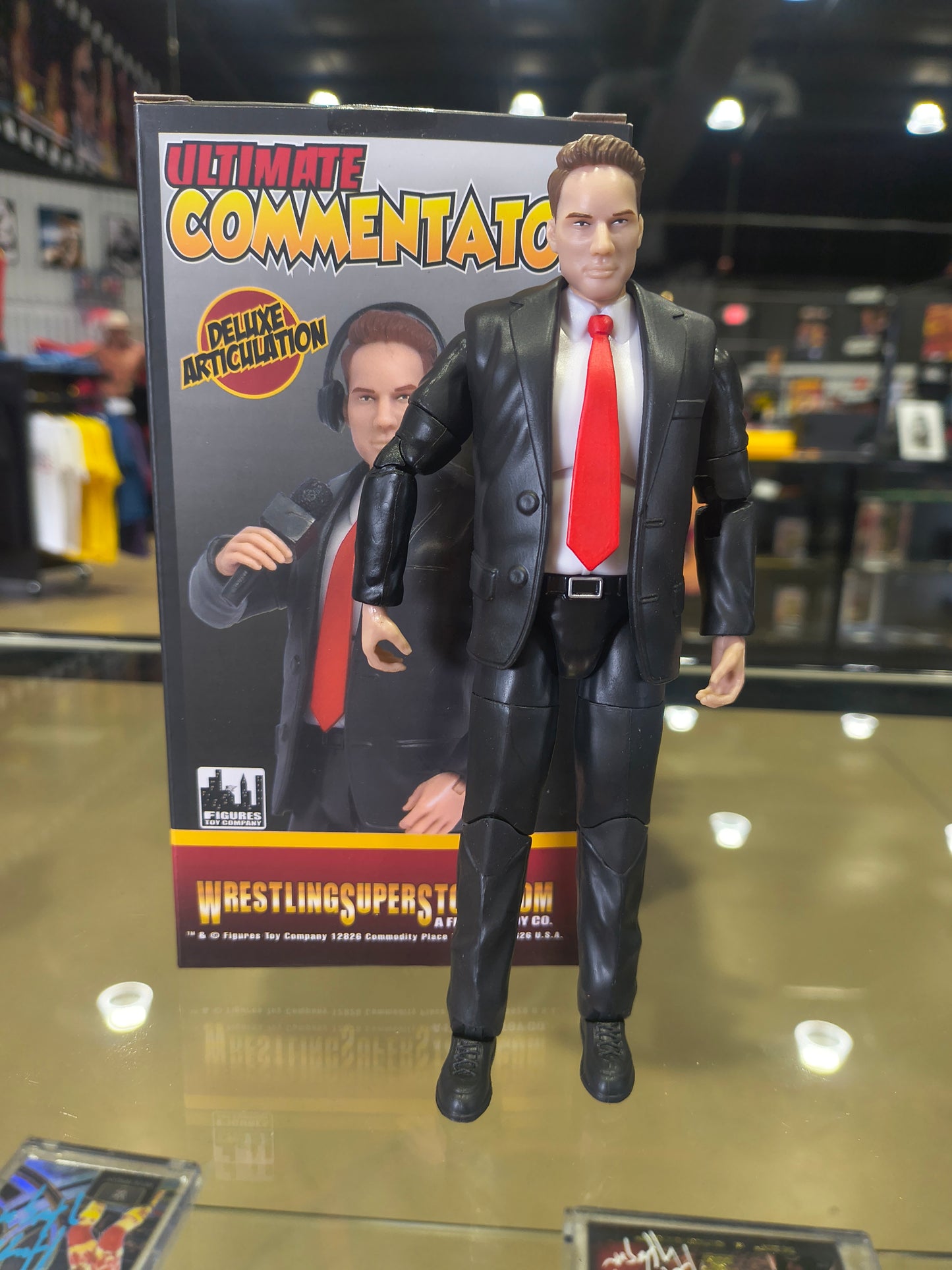 Ultimate Commentator Action Figure