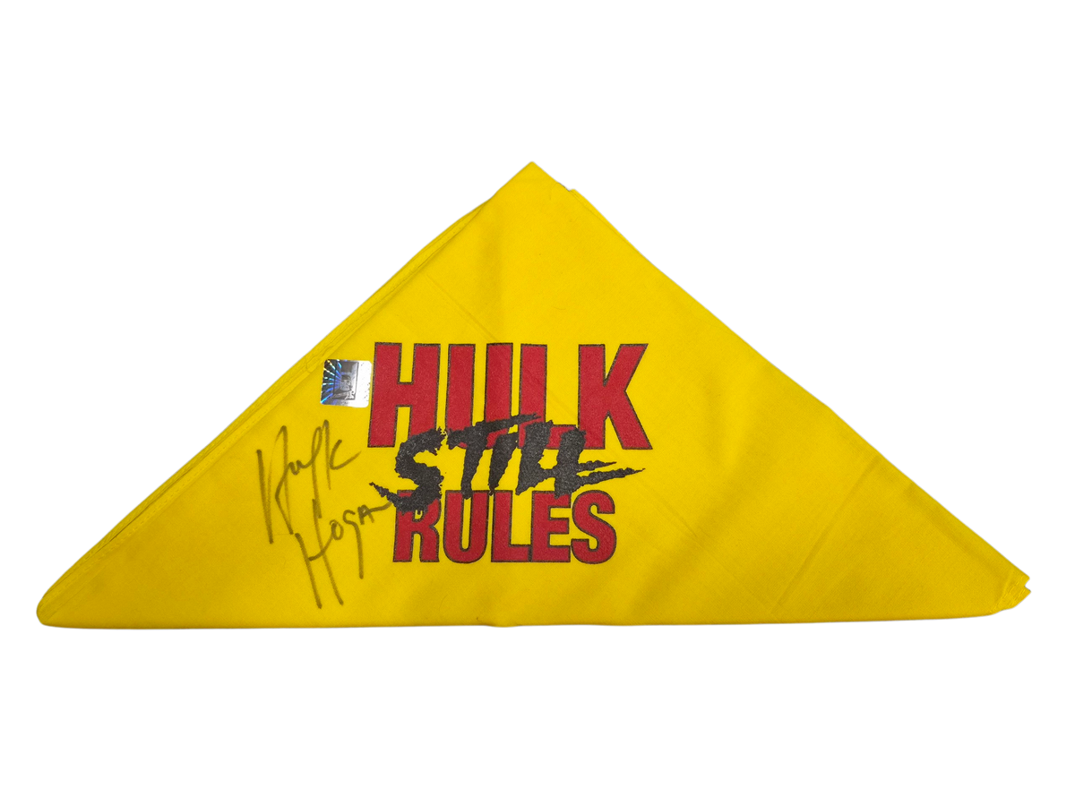 Signed Hulk Still Rules Bandana