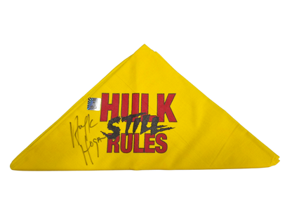 Signed Hulk Still Rules Bandana