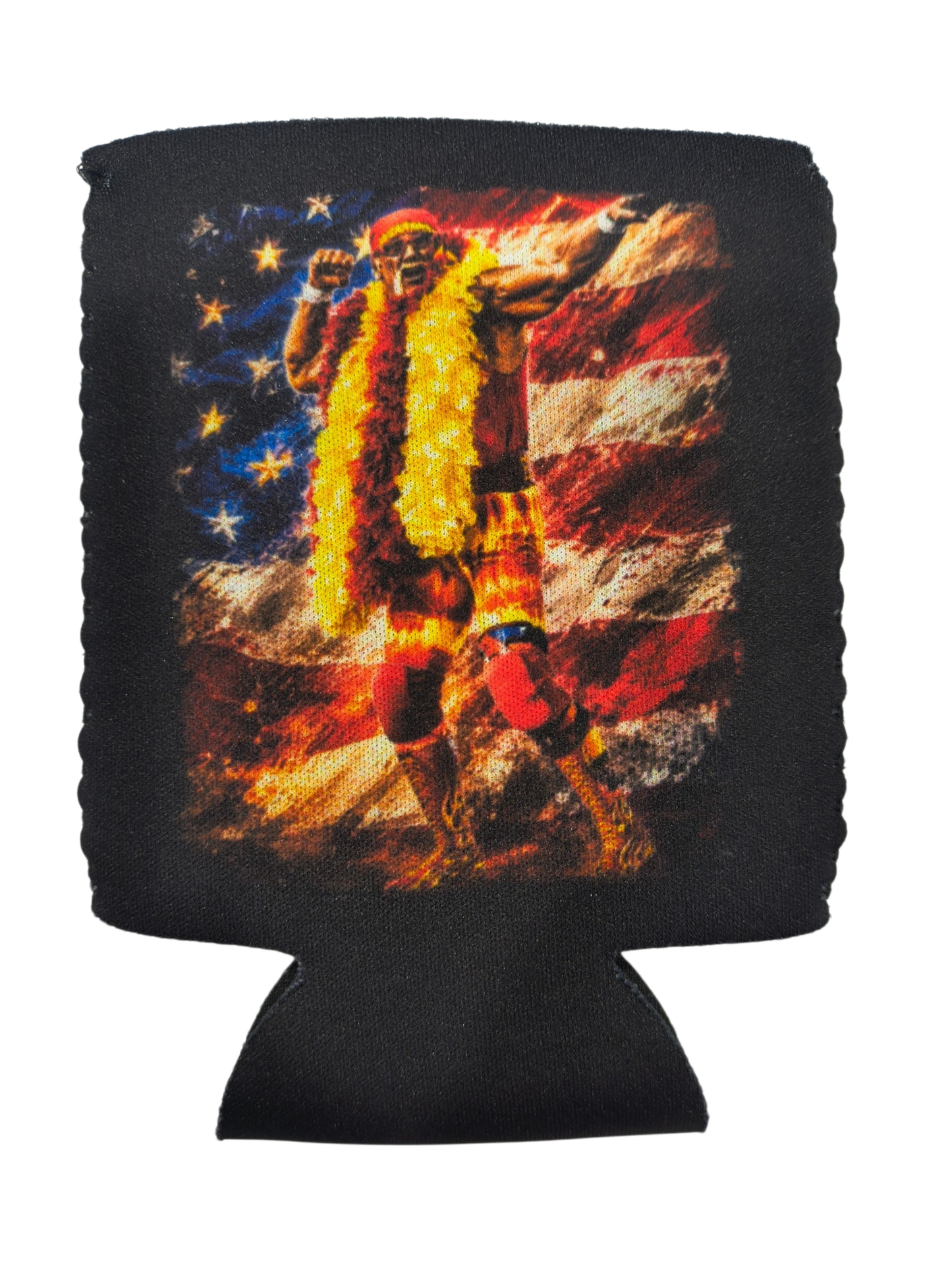 Bow N Arrow Flag Art Can Koozie