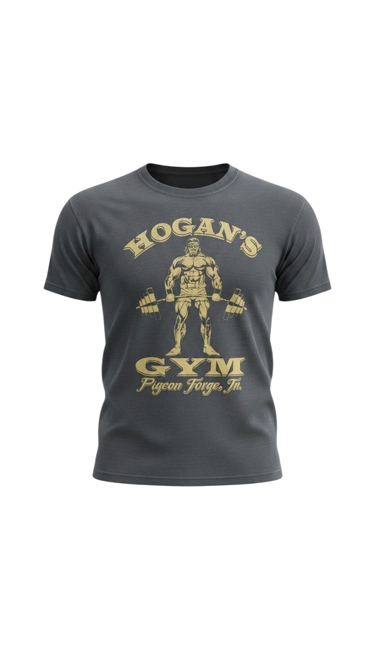 Graphite Hogan's Gym Adult T-Shirt