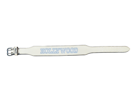 White Hollywood Blue Cardillo Weight Belt