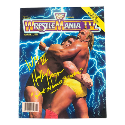 Consignment SR - Wrestlemania IV Program Signed