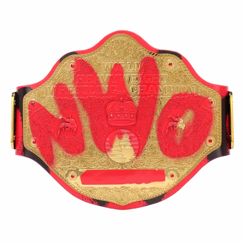 Wolfpac Nwo Title belt Autographed by Sting & Hogan