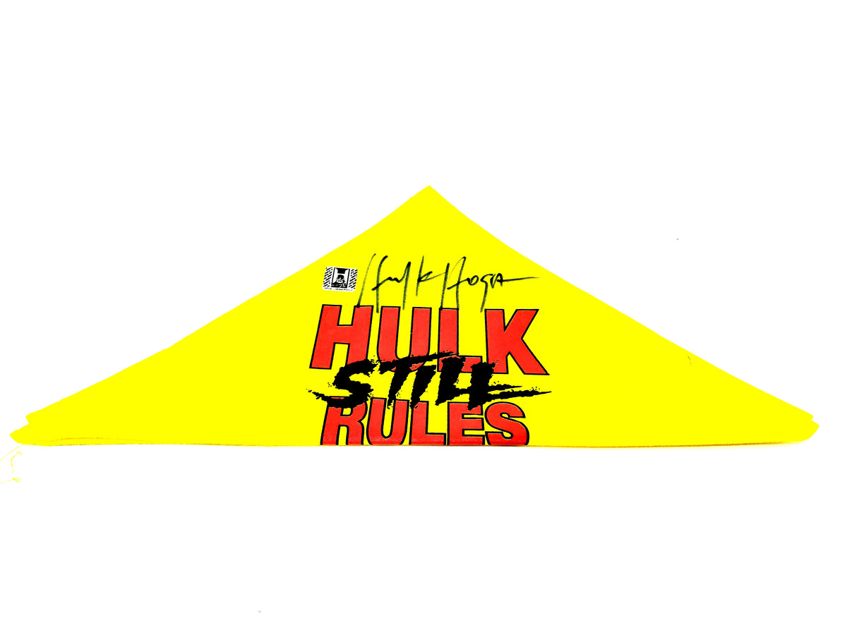 Signed Hulk Still Rules Bandana