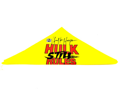 Signed Hulk Still Rules Bandana