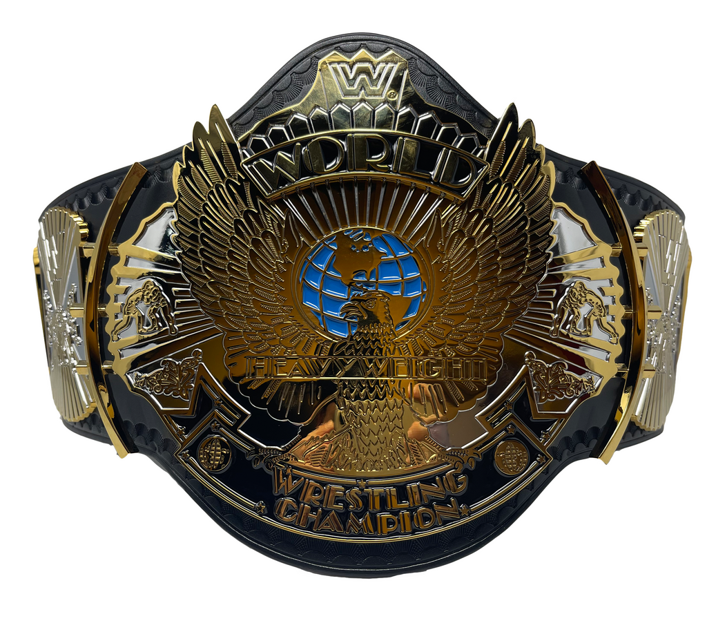 WWE Winged Eagle Dual Plated Championship Replica Title Signed