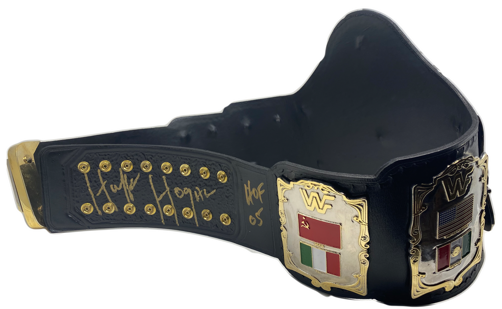 WWF Andre Heavyweight 87 24K Gold Zinc Championship Belt (Signed) – Hogan's  Beach Shop