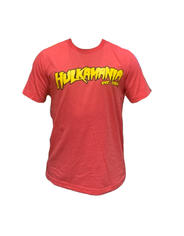 Soft Red Hulkamania Adult T-Shirt