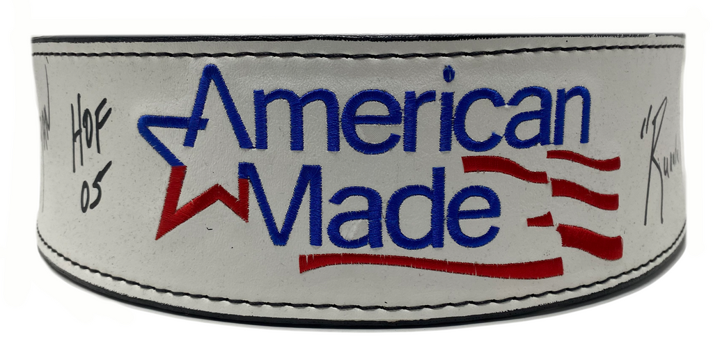 American Made Autographed Weightbelt
