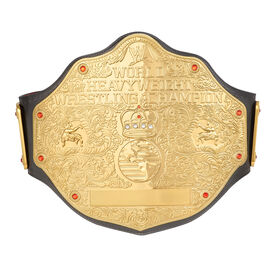 WWE World Heavyweight Championship Replica Title Belt (2mm Version) Signed