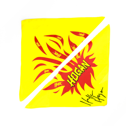 Hulk Hogan Signed Flame Bandana