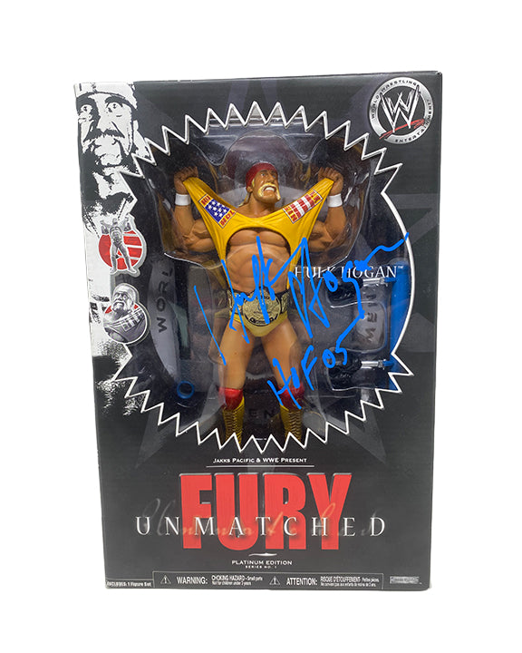 Hulk Hogan Signed Unmatched Fury Figure