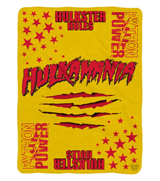 Hulkamania Throw Blanket