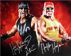 Hulk Hogan Signed Hollywood Hogan Face Off Poster