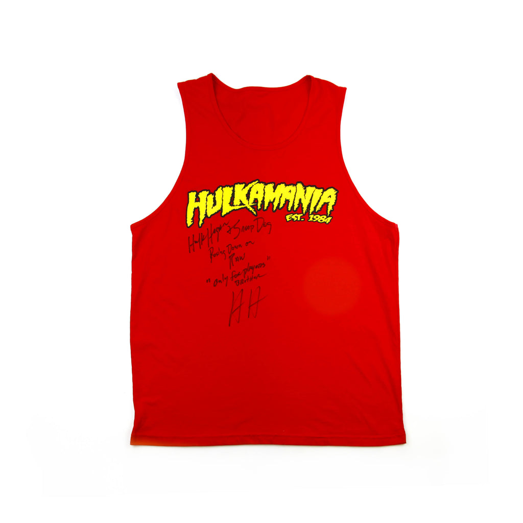 Snoop Dogg & Hulk Hogan Signed Hulkamania Shirt