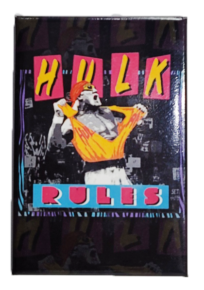 Flat Magnet Hulk Rules Neon