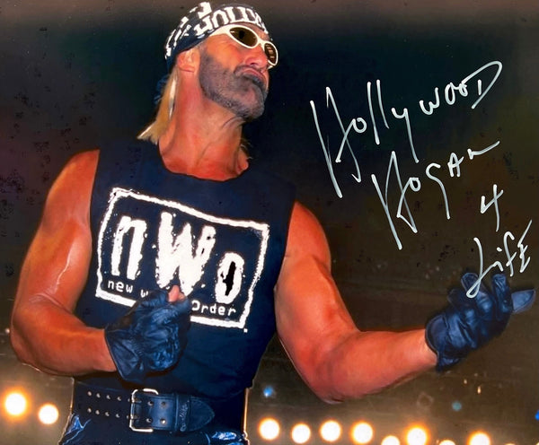nWo Hollywood Hogan Autographed 16x20 Poster