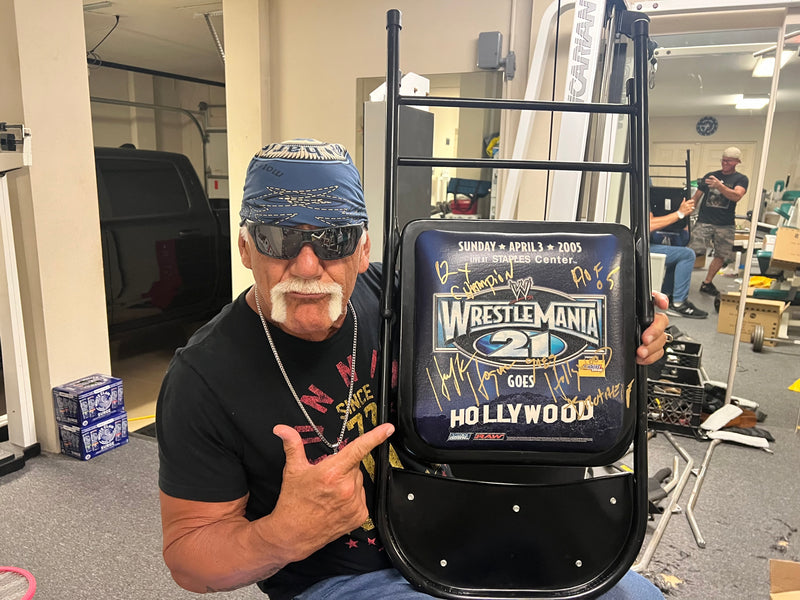 WWE WrestleMania 21 特別リングサイド パイプ椅子 WWE WrestleMania 21 特別リングサイド パイプ椅子