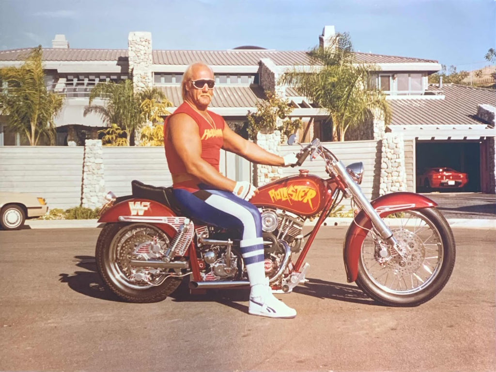 Hulk Hogan WWF Hulkster Harley 18x24 poster