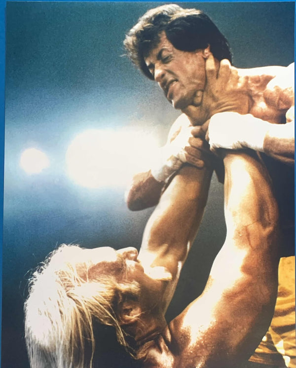 Hulk Stallone Choke Rocky III Poster