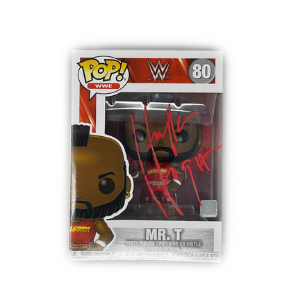 Signed Hulk Hogan "Mr. T Hulkamania" Funko Pop! #80