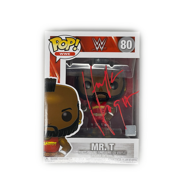 Hulkamania Mr.T Funko Pop Signed (SALE)