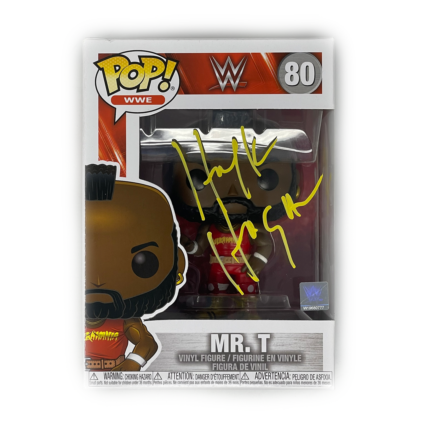 Signed Hulk Hogan "Mr. T Hulkamania" Funko Pop! #80