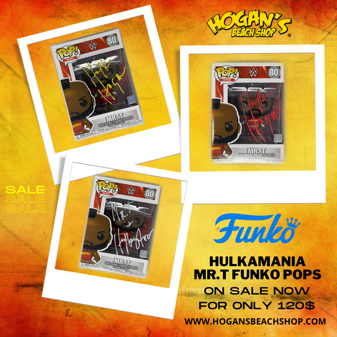 Signed Hulk Hogan "Mr. T Hulkamania" Funko Pop! #80