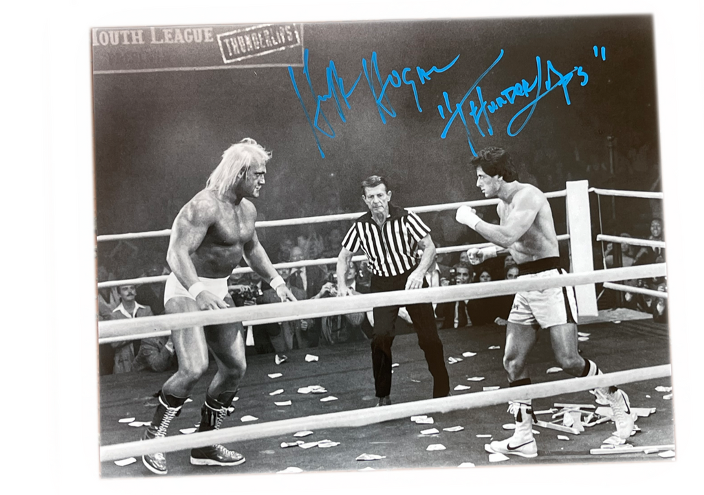 Rocky iii Vs Hulk Hogan Signed