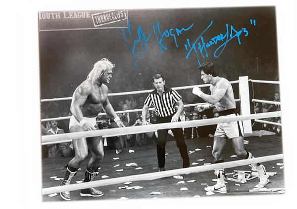 Rocky III Vs Hulk Hogan Signed