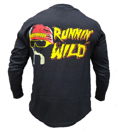 Hulkamania Runnin Wild Long Sleeve Adult T-Shirt