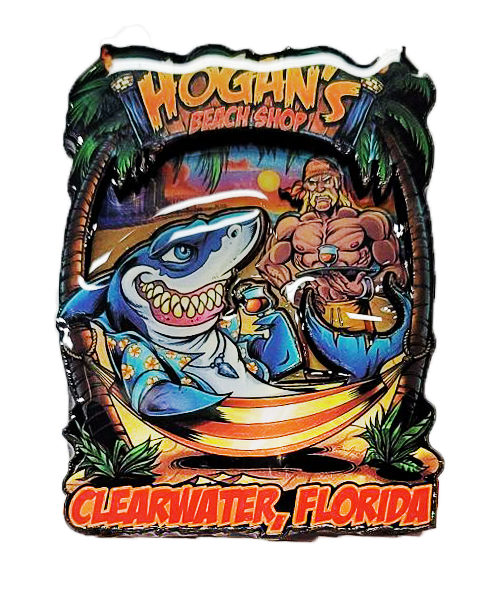 3D Wooden Magnet Shark Hammock