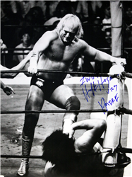 Hulk Hogan Signed Andre Stomp Poster
