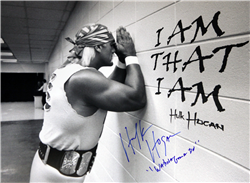 Hulk Hogan Signed Pray Poster