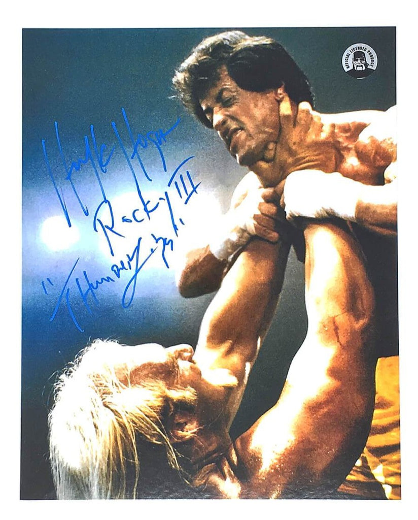 Signed Hogan Stalone Rocky III Poster