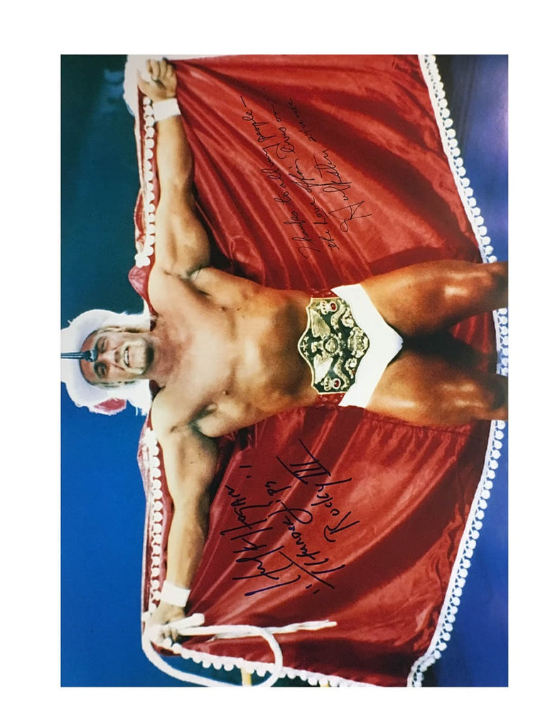 Hulk Hogan Signed Thunderlips Cape Poster