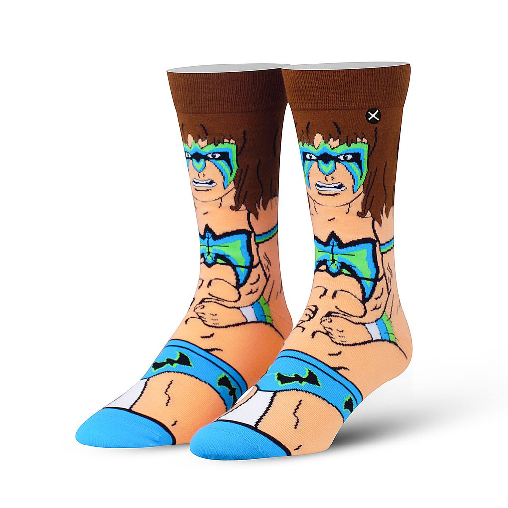 Ultimate Warrior Blue Socks