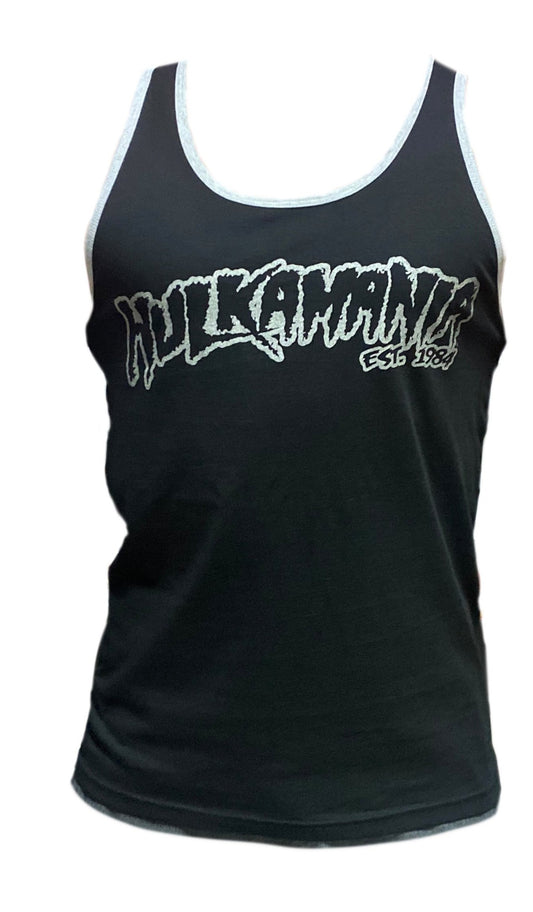 Mens Black Hulk Reflective Tank Top