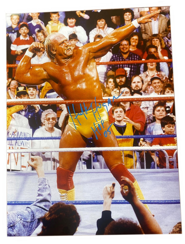 Hulk Hogan Bow and Arrow Signed 16x20 Poster