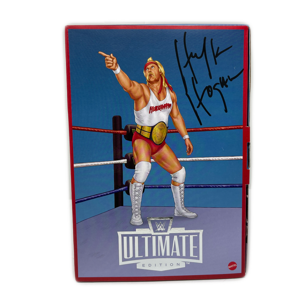 WWE Coliseum Collection Hulk Hogan & Terry Funk Ultimate Edition Figures Autographed