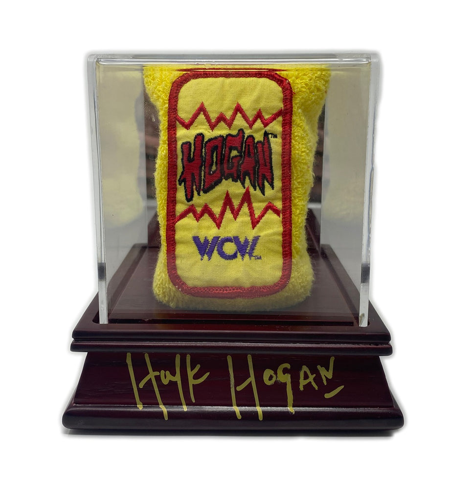 Ring worn Hulk Hogan signed wristband "Super rare"1 of 1