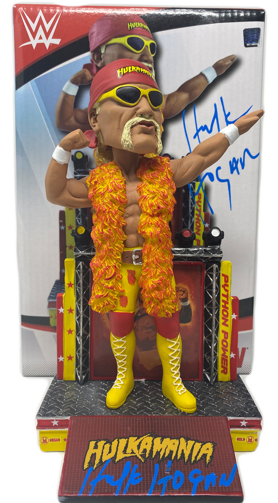WWE Hulk Hogan Autographed bobblehead
