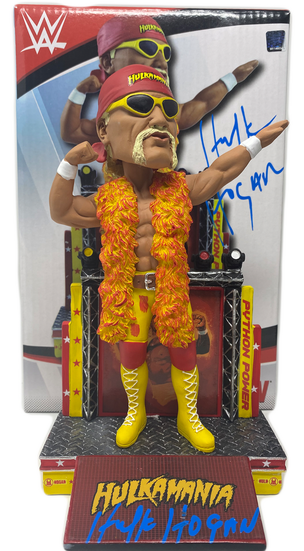 WWE Hulk Hogan Autographed bobblehead – Hogan's Beach Shop