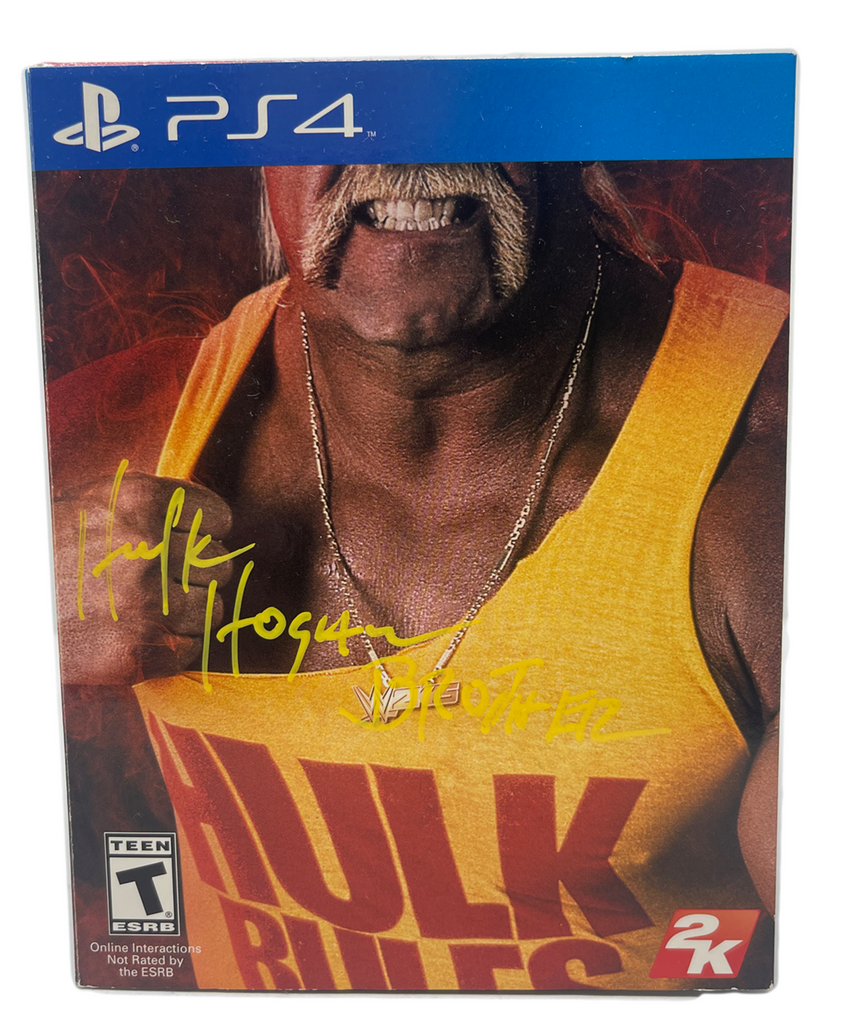PS4 2K15 WWE Nwo Hollywood Hogan Funko Pop Signed